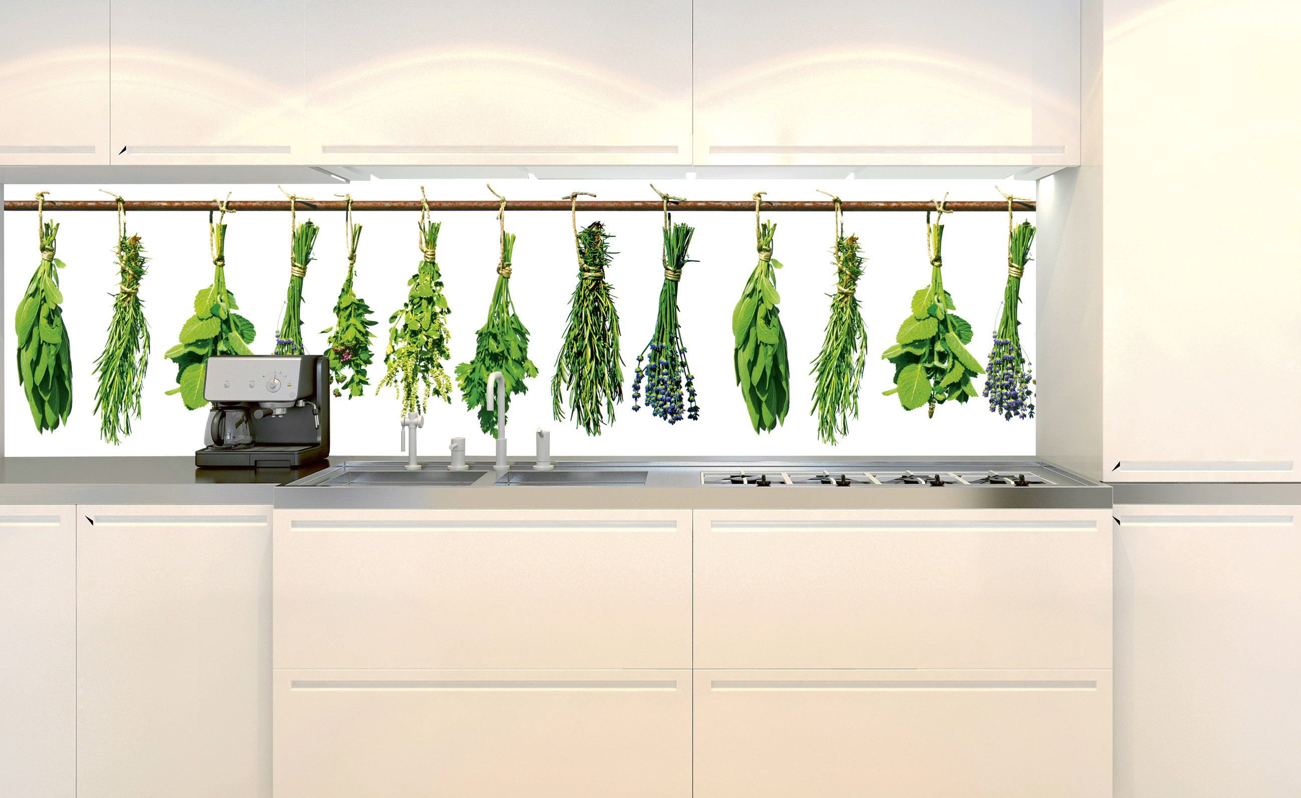 Küchenrückwand Kräuter