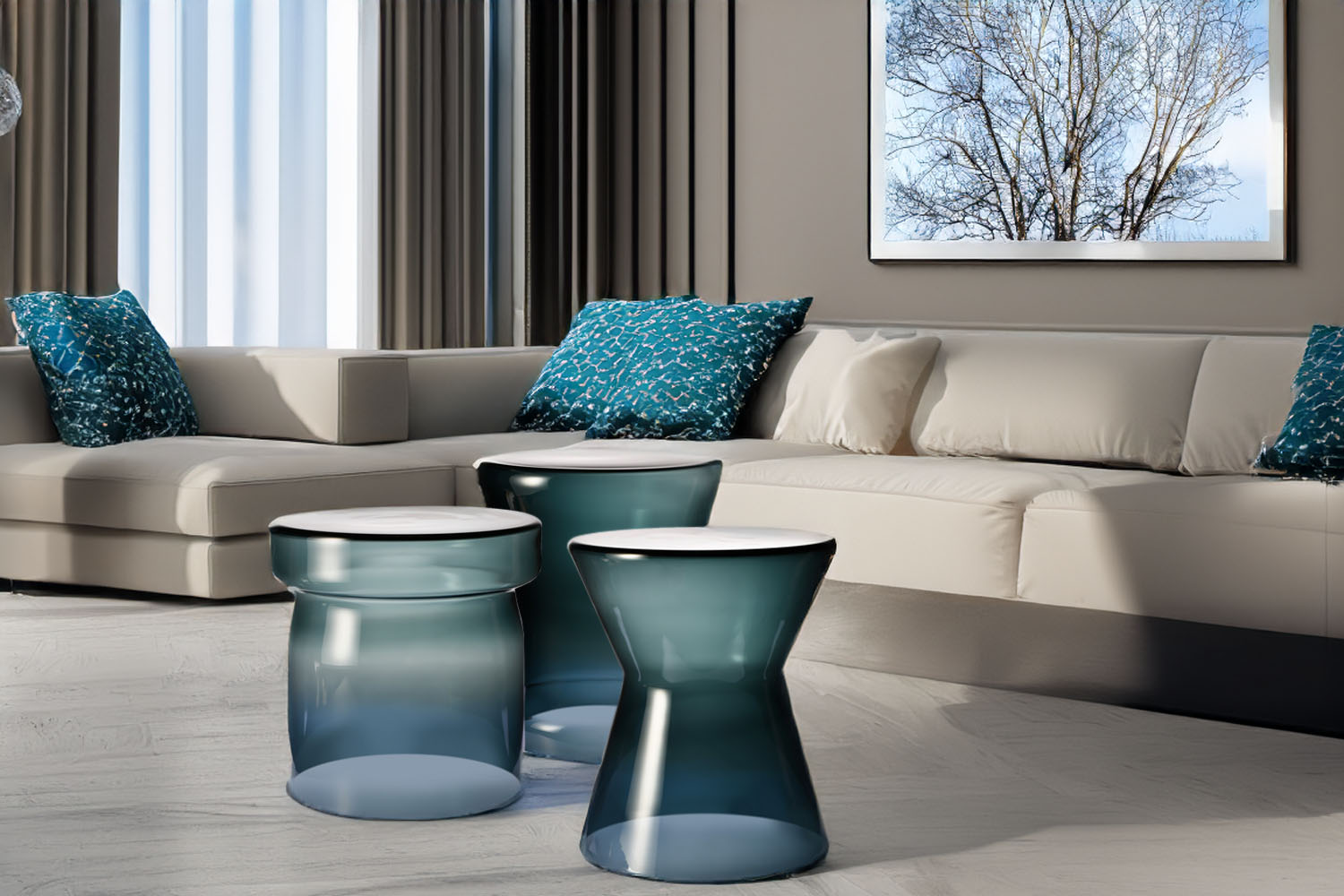 Objevte eleganci a styl s novou kolekcí konferenčních stolků od Krosno Glass
