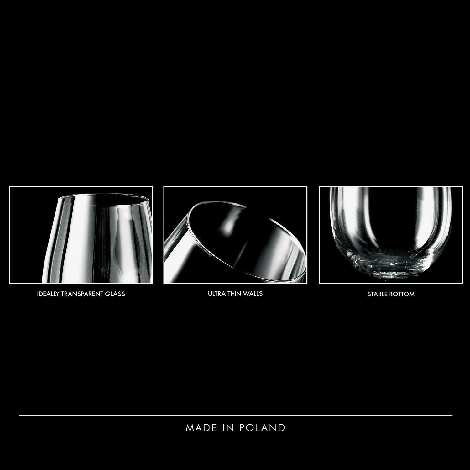 Coupe De Champagne KROSNO Coupelle U00e0 Champagne Coupe Verres | Lot De 6 | 500 Ml | Collection Harmony Verres à Champagne