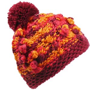 Strickmütze mit Bommel in 3 Farben