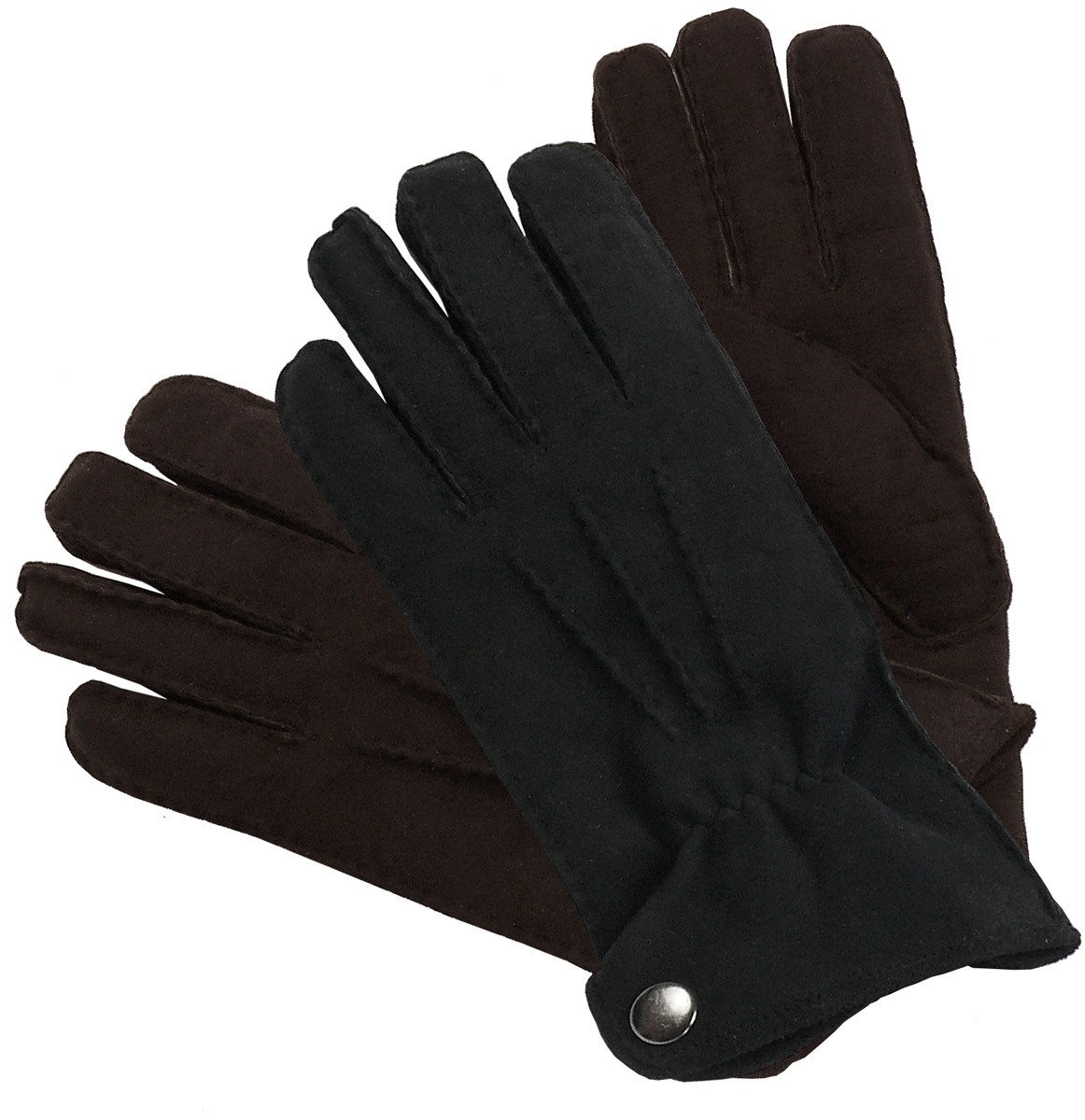 dicker Handschuh in echtem Lammfell für Damen | Harry's Collection