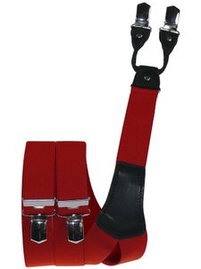Rollenzug Hosenträger mit 4 Clip