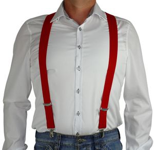 Rollenzug Hosenträger mit 4 Clip