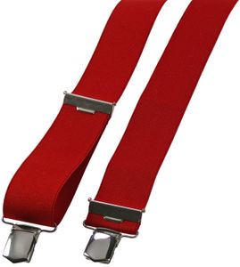 Rollenzug Hosenträger mit 4 Clip
