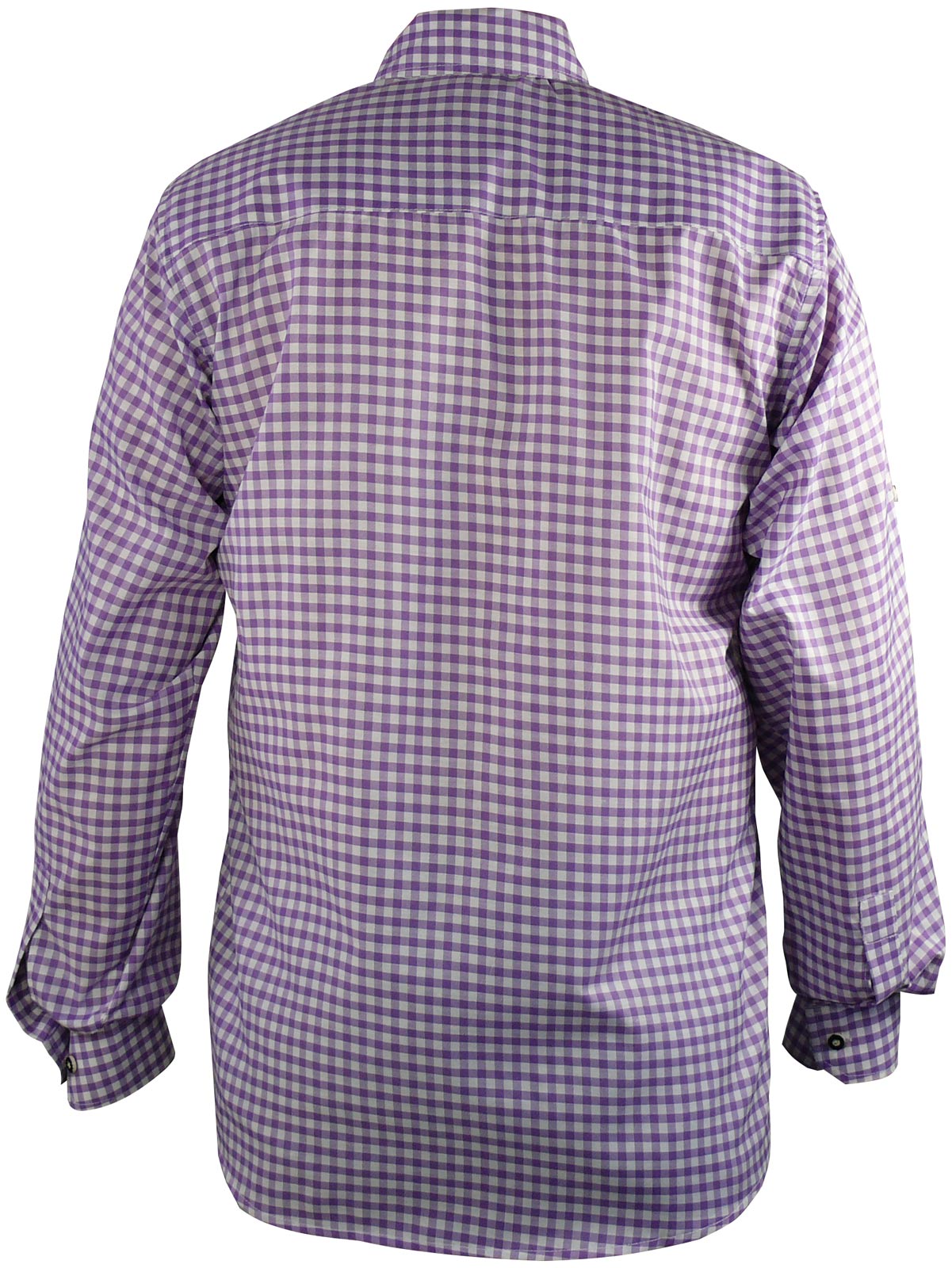 Trachtenhemd Herren Kurzarm - Kariertes Oktoberfest Hemd Regular Fit