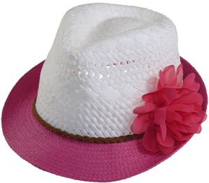 Trilby Hut für Mädchen mit Blumen