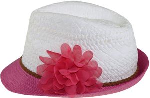 Trilby Hut für Mädchen mit Blumen
