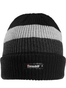 Grobgestrickte Mütze mit Thinsulate Futter in 2 Farben