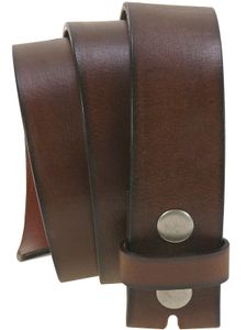 hochwertiger Ledergürtel aus Büffelleder mit Druckknopf
