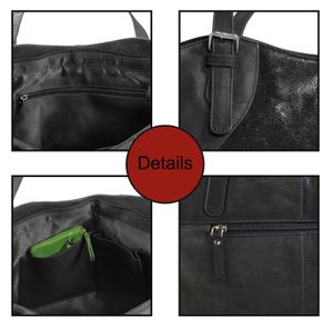 Schultertasche aus bestem Büffelleder