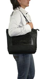 Schultertasche aus bestem Büffelleder