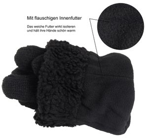 Finger  Handschuh  in 4 Farben mit Thinsulate für Damen