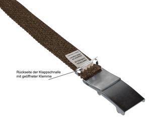 Elastik Gürtel für Damen und Herren  30 mm mit Klappschnalle