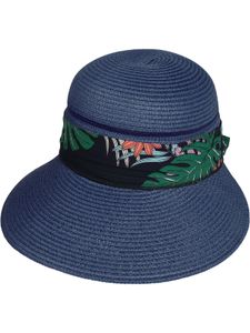 Exclusiver Damenhut mit Stoffband mit abnehmbarem Dach