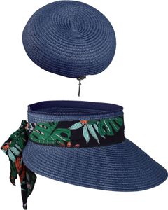Exclusiver Damenhut mit Stoffband mit abnehmbarem Dach