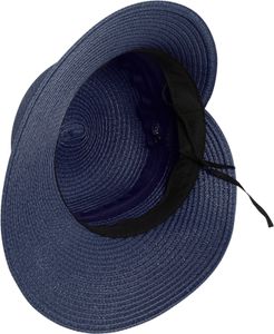 Exclusiver Damenhut mit Stoffband mit abnehmbarem Dach