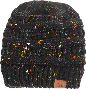 Strickmütze meliert für Damen in 8 Farben