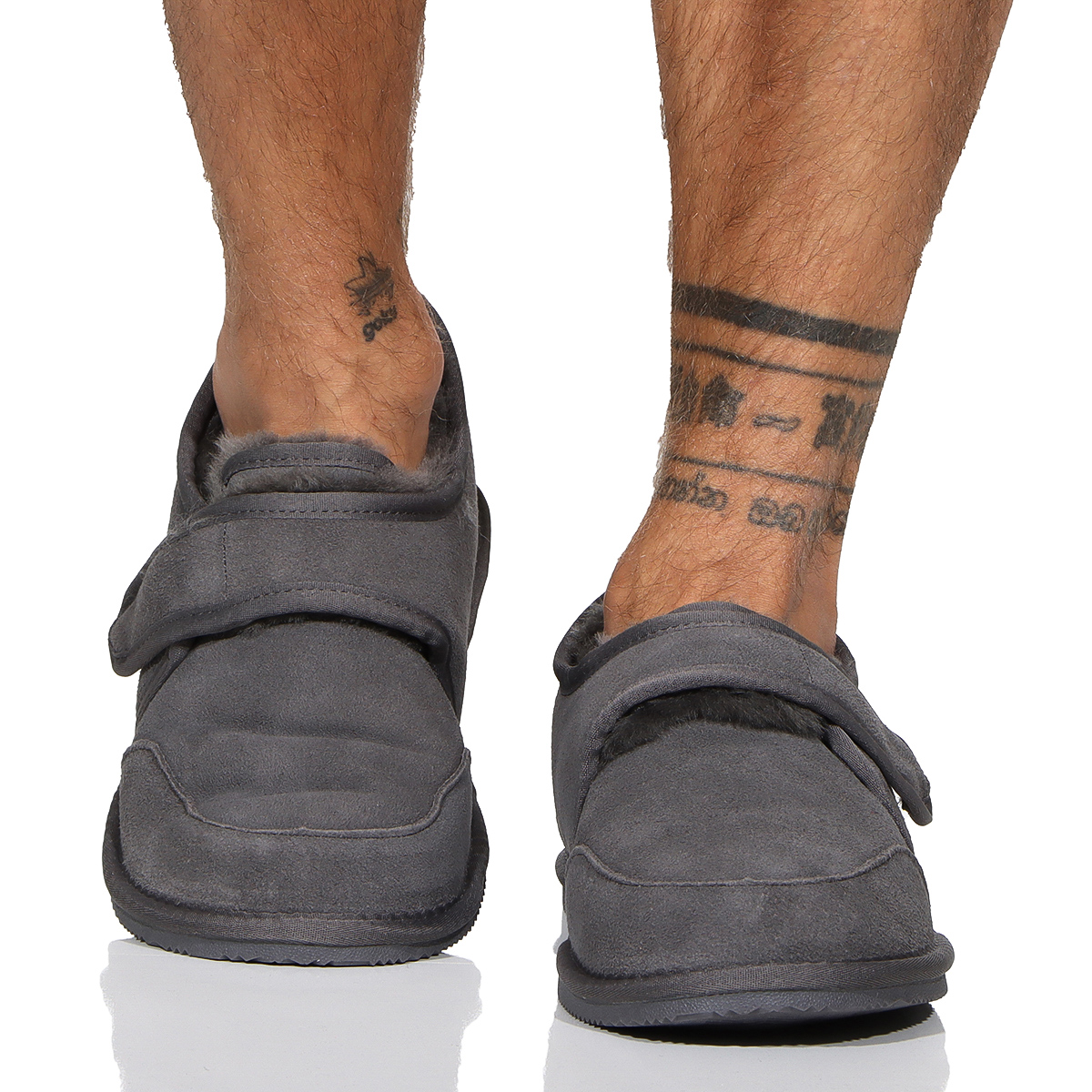 Warme Hausschuhe Herren Lammfell Hausschuhe Herren Hausschuh Mit