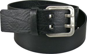 Ledergürtel in 5 cm Breite schwarz