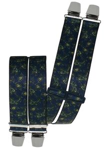 Hosenträger mit feinem Paisley Muster in 3 Farben!