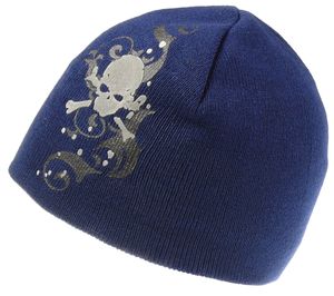 Srickmütze mit Totenkopf! Mütze Mützen Modern Trend