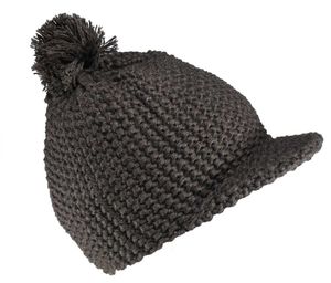 Schildmürtze von Igoo grobgestrickt mit Bommel!