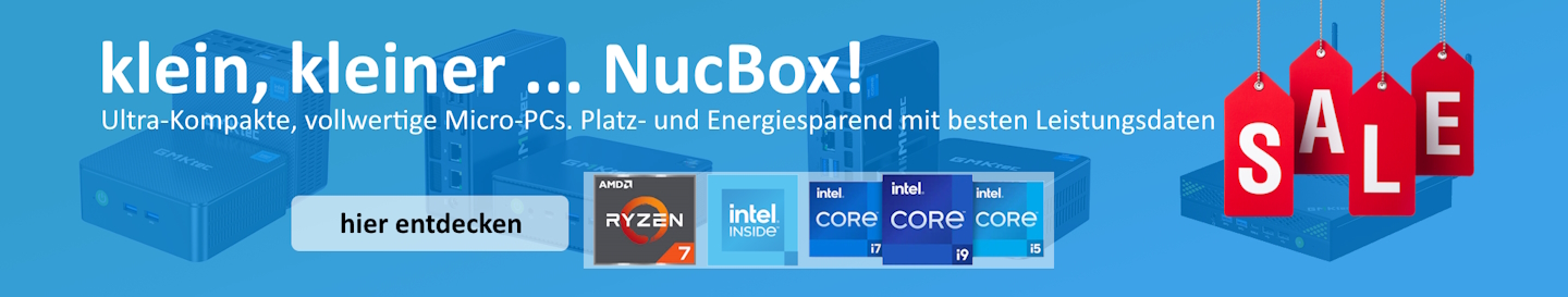 Mini-PCs von GMK in Top-Qualität