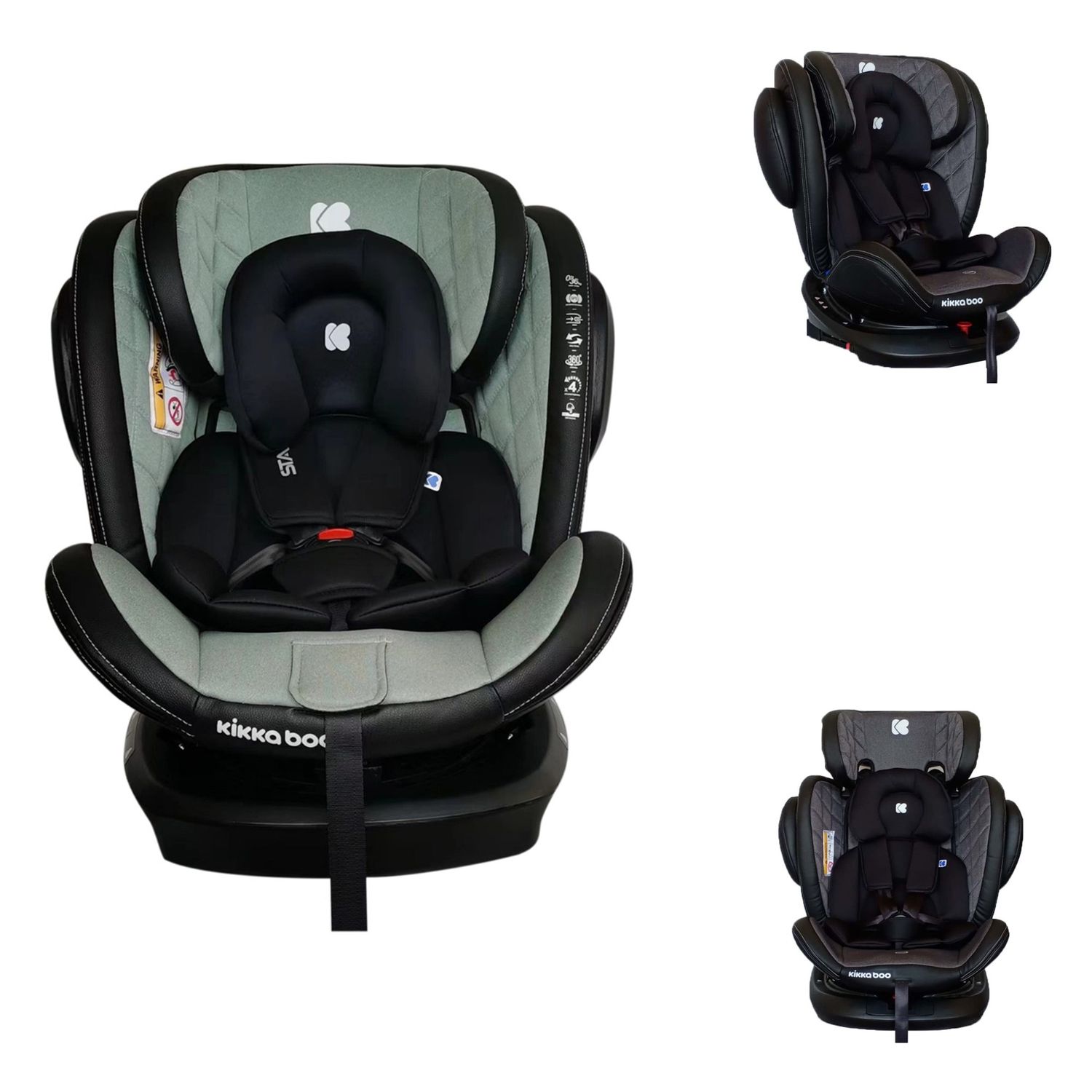 Isofix Auto Kindersitz 0-36kg Gruppe 0+1+2+3 Autositz 360°drehbar