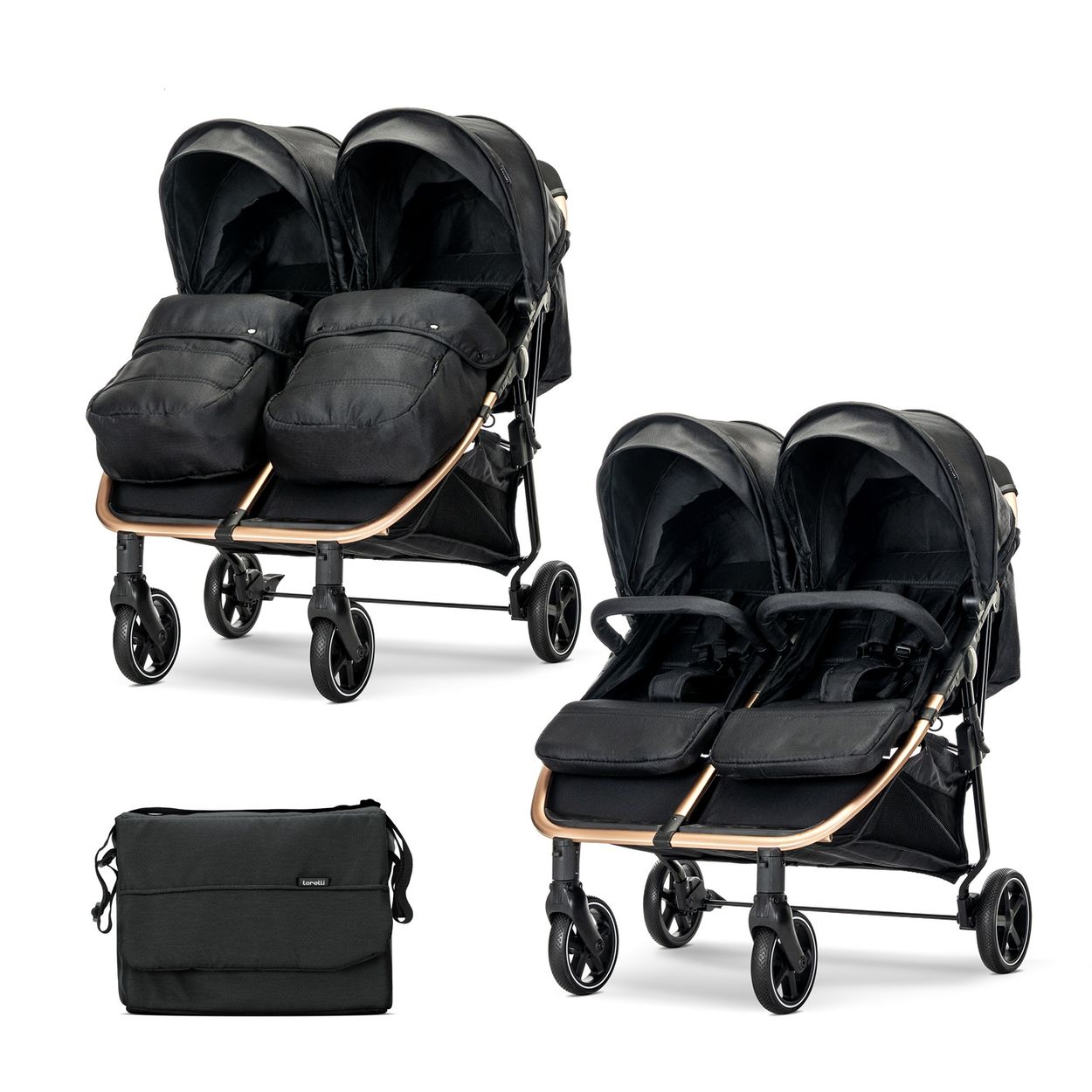 kinderwagen 3 in 1 angebote TPFLiving Kombi-Kinderwagen 3in1 Set main image 0