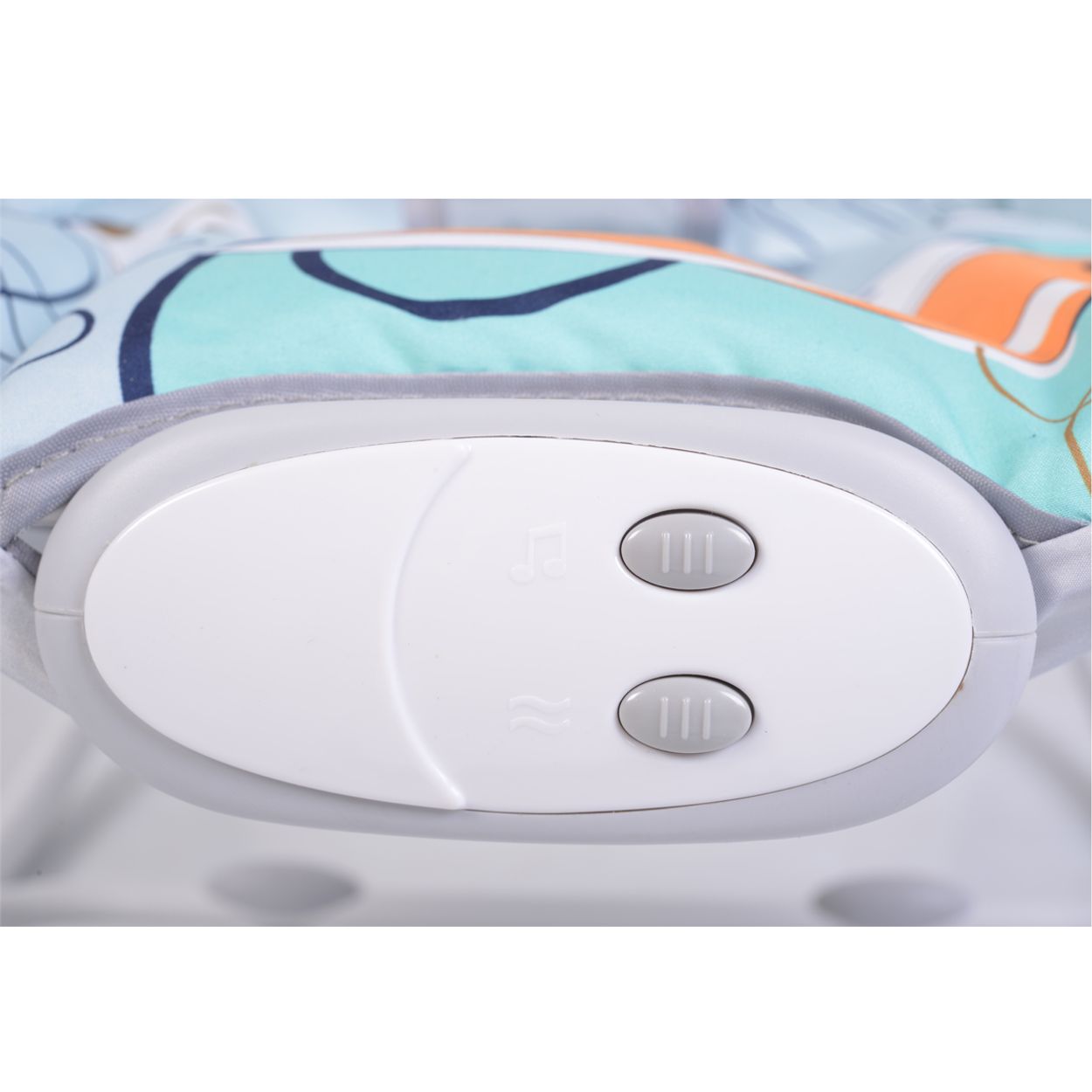 babywippe vibration musik BabyGo Babywippe Homey Elektrische Wippe mit Musik Holz main image 0