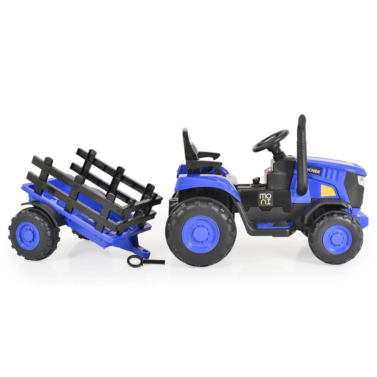 Moni Kinder Elektrotraktor Rancher mit Anhänger, Hupe, Licht, MP3, Fernbedienung Moni Kinder Elektrotraktor Rancher mit Anhänger, Hupe, Licht, MP3, Fernbedienung