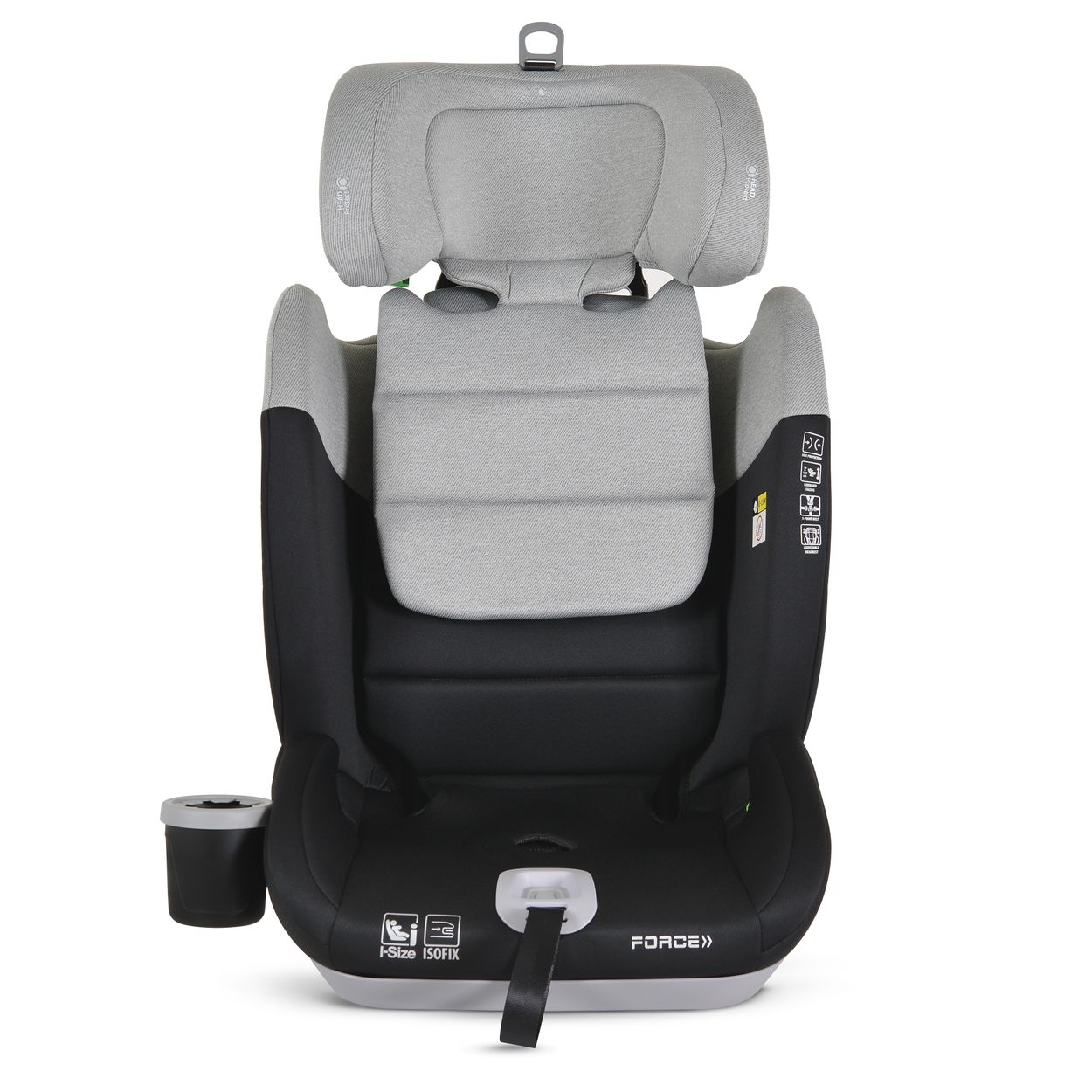 Autositz Kindersitz Top Tether Cangaroo Kindersitz Force I-Size (76-150cm)  Isofix, Getränkehalter