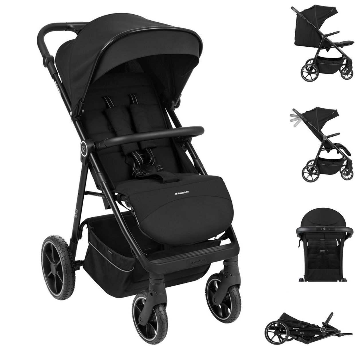 Kikkaboo Kinderwagen Lucy Gurt Rckenlehne verstellbar Federung  Hinterradbremse | Babyshoppen - Willkommen in unserem Shop fr Ihr Baby und  Kleinkind