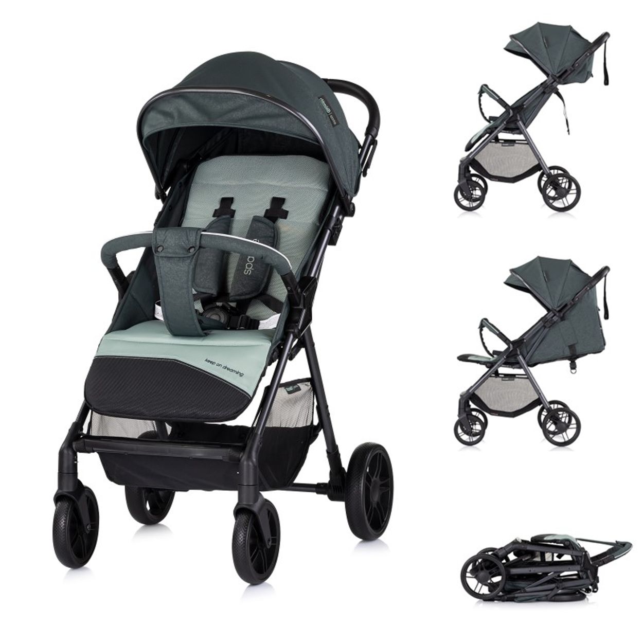 Chipolino Kinderwagen Sparkle, Buggy, faltbar, Gurt am Griff, verstellbar |  Babyshoppen - Willkommen in unserem Shop fr Ihr Baby und Kleinkind