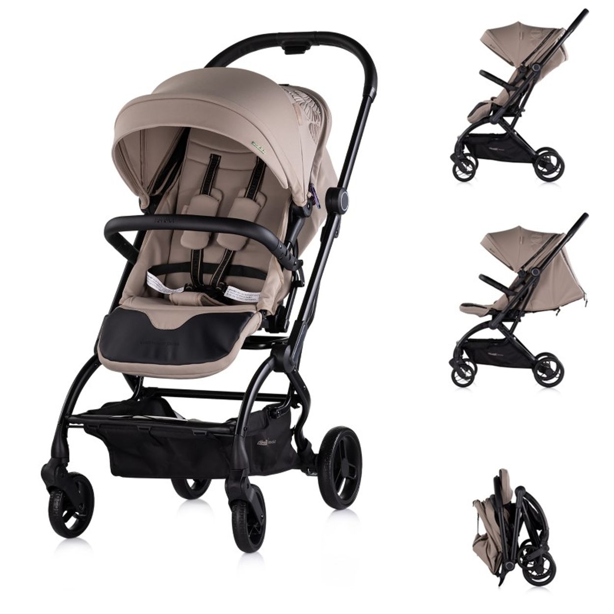 Chipolino Kinderwagen Revolut, Sitz 360 Grad drehbar, verstellbar, EVA-Reifen Chipolino Kinderwagen Revolut, Sitz 360 Grad drehbar, verstellbar, EVA-Reifen