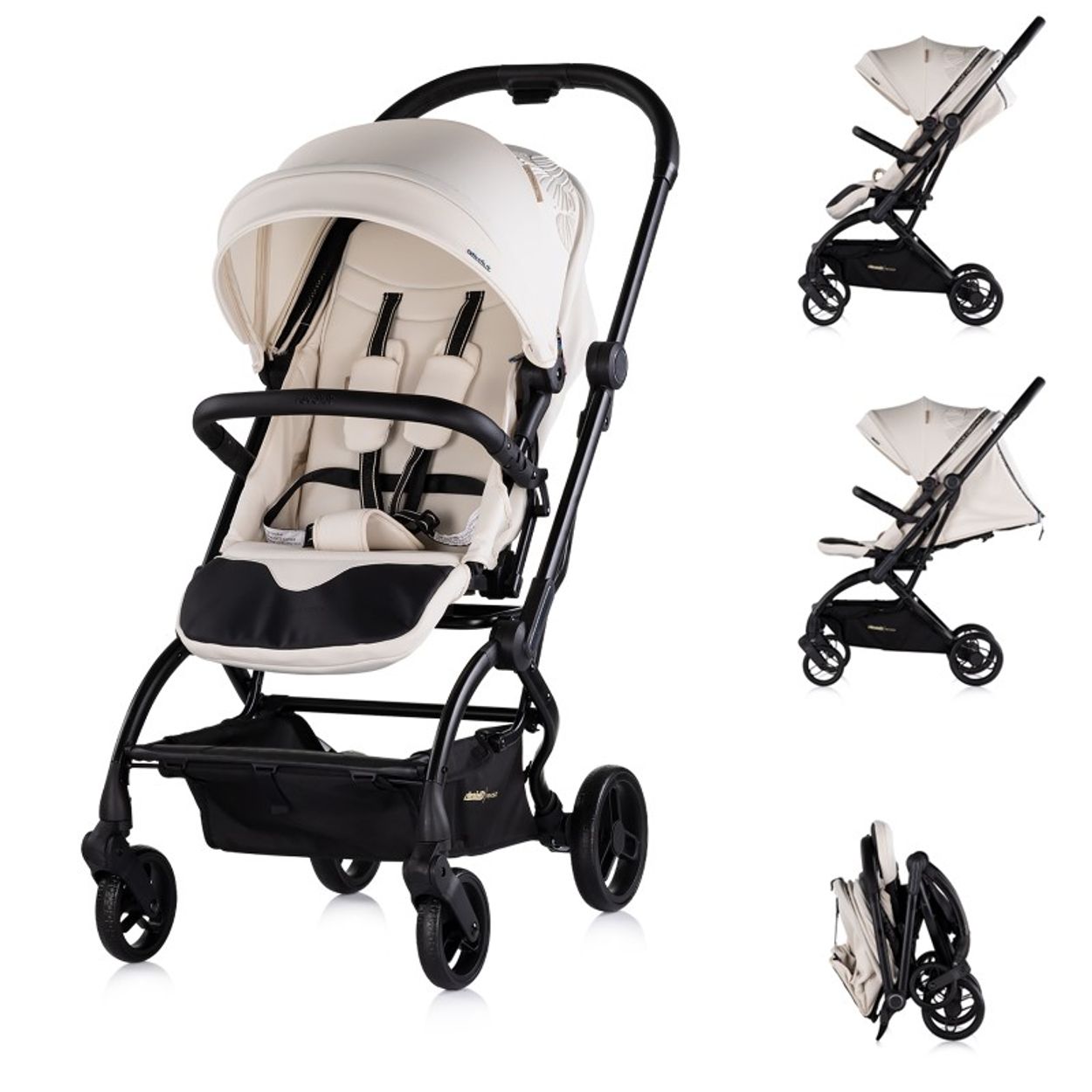 Chipolino Kinderwagen Revolut, Sitz 360 Grad drehbar, verstellbar, EVA-Reifen Chipolino Kinderwagen Revolut, Sitz 360 Grad drehbar, verstellbar, EVA-Reifen