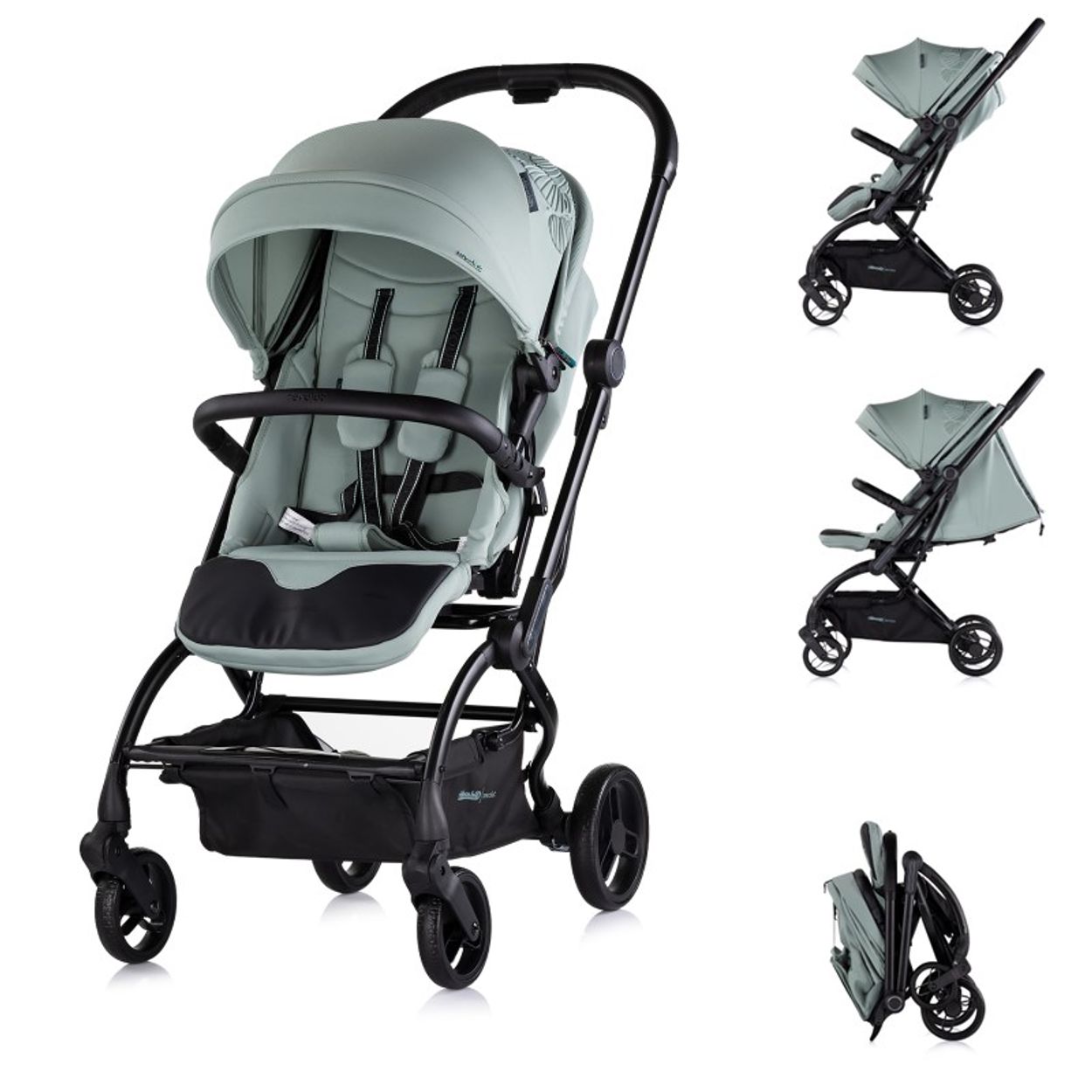Chipolino Kinderwagen Revolut, Sitz 360 Grad drehbar, verstellbar, EVA-Reifen Chipolino Kinderwagen Revolut, Sitz 360 Grad drehbar, verstellbar, EVA-Reifen