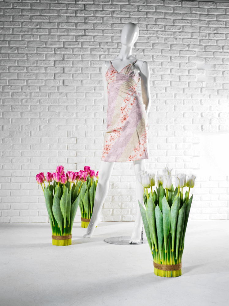 Schaufensterpuppe weiblich APART weiß glossy, Arme Hinten - 1 Schaufensterpuppe weiblich APART weiß glossy, Arme Hinten - 1