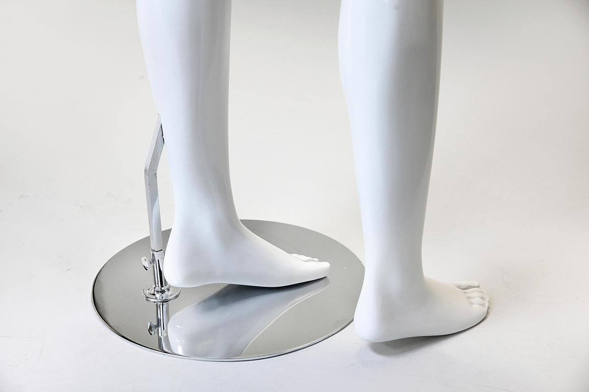 Schaufensterpuppe weiblich APART weiß glossy, Arme Hinten - 2 Schaufensterpuppe weiblich APART weiß glossy, Arme Hinten - 2