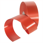 Ringelband, 50 mm, 100 m, rot - 0