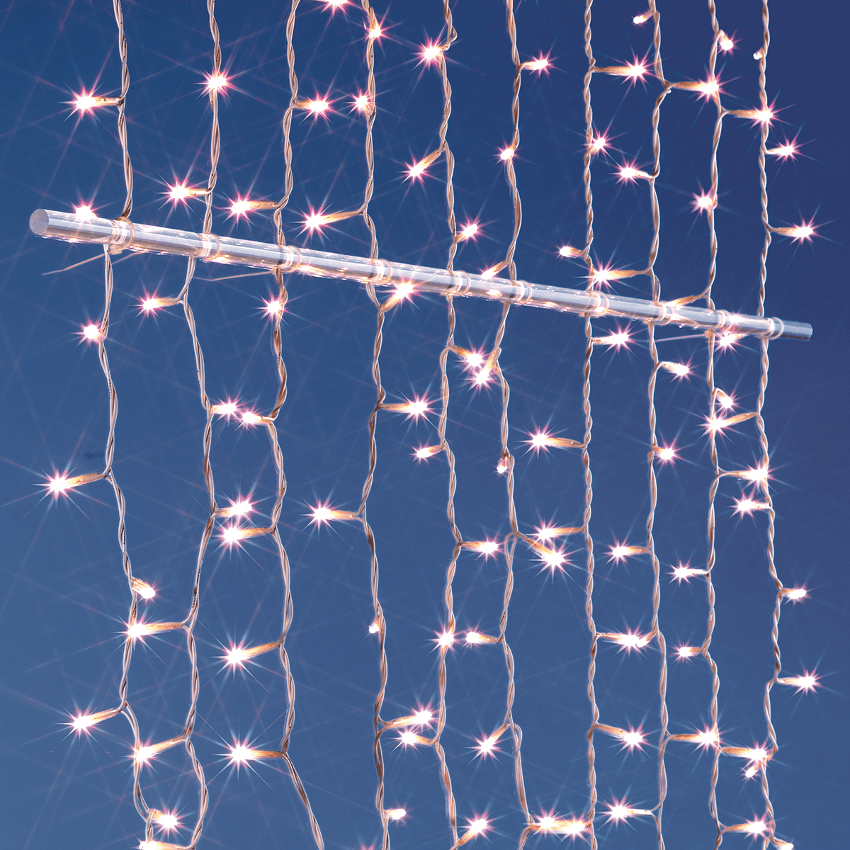 Rideau lumineux à LED 24 V pour l'ext., 900 LED, 500 x 200 cm - 2 Rideau lumineux à LED 24 V pour l'ext., 900 LED, 500 x 200 cm - 2