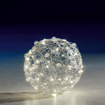 Boule lumineuse en fil de fer LED Ø 25 cm - 0