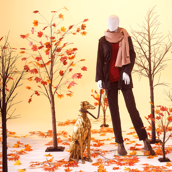 Artificial tree without leaves brown, height 200 cm DecoWoerner