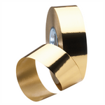Banda metálica brillante, anchura 31 mm, oro - 0