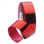 Banda metálica brillante, anchura 31 mm, roja - 0