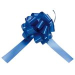 Drawstring ribbon, Ø 10 cm, blue - 0