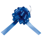Drawstring ribbon, Ø 10 cm, blue - 0