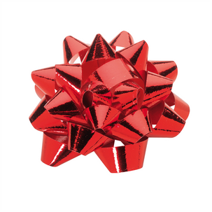 Ready-to-use ribbons adhesive red Ø 6 cm, 25 pcs