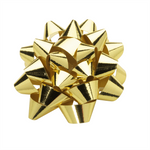 Ready-to-use ribbons adhesive gold Ø 6 cm, 25 pcs - 0