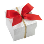 Ready-to-use ribbons red/gold 20 cm, 100 pcs - 2